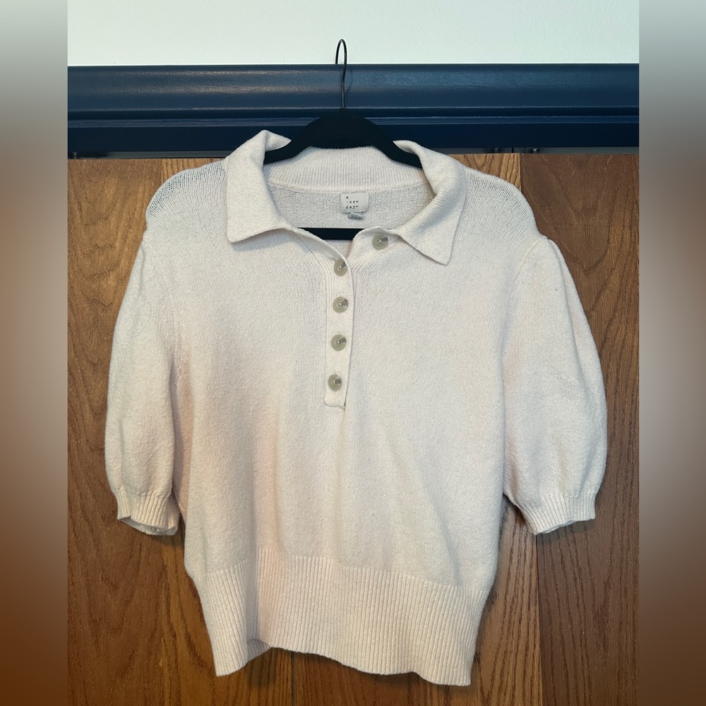 Collared Knit Sweater